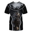 Viking Beard Zip Hoodie Crewneck Sweatshirt T-Shirt 3D All Over Print For Men And Women