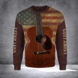 Guitar Zip Hoodie Crewneck Sweatshirt T-Shirt 3D All Over Print For Men And Women
