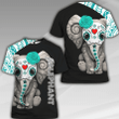 Elephant Flower Zip Hoodie Crewneck Sweatshirt T-Shirt 3D All Over Print For Men And Women