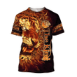 The King Zip Hoodie Crewneck Sweatshirt T-Shirt 3D All Over Print For Men And Women