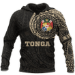 Tonga Tan Unique Design Zip Hoodie Crewneck Sweatshirt T-Shirt 3D All Over Print For Men And Women