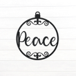Peace Ornament Sign