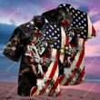 Patriotic Welder Aloha Hawaiian Shirt Colorful Short Sleeve Summer Beach Casual Shirt For Men And Women