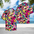 Skateboard Aloha Hawaiian Shirt Colorful Short Sleeve Summer Beach Casual Shirt For Men And Women