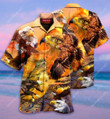 Eagle Flying In The Sunset Sky Aloha Hawaiian Shirt Colorful Short Sleeve Summer Beach Casual Shirt For Men And Women