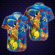 Cute Sea Fishes Aloha Hawaiian Shirt Colorful Short Sleeve Summer Beach Casual Shirt For Men And Women