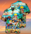 Paws On Board Aloha Hawaiian Shirt Colorful Short Sleeve Summer Beach Casual Shirt For Men And Women