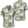 Tropical Jungle Parrots And Flamingos Aloha Hawaiian Shirt Colorful Short Sleeve Summer Beach Casual Shirt For Men And Women