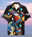 Rocket In The Space Aloha Hawaiian Shirt Colorful Short Sleeve Summer Beach Casual Shirt For Men And Women