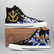 Replacement Order: Beerus And Prince Vegeta High Top Shoes Size EU40
