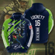 Sports American Football Nfl Seattle Seahawks Tyler Lockett Usa 16 For Fans 3d All Over Print Hoodie, Zip-Up Hoodie