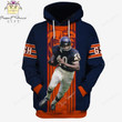 Chicago Bears Gale Sayers Many Logo  3D All Over Print Hoodie, Zip-up Hoodie