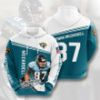 Jacksonville Jaguars Keenan McCardell 3D All Over Print Hoodie, Zip-up Hoodie