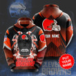 Personalized Cleveland Browns Custom Name 3D All Over Print Hoodie, Zip-up Hoodie
