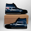 New England Patriots Nfl Football High Top Shoes