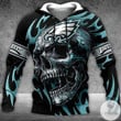 Punisher Skull Eagles For Unisex 3D All Over Print Hoodie, Zip-up Hoodie