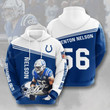 Indianapolis Colts 56 3D All Over Print Hoodie, Zip-up Hoodie