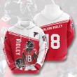 Sports American Football Nfl Atlanta Falcons Calvin Ridley 3D All Over Print Hoodie, Zip-up Hoodie