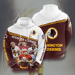 Nfl Washington Redskins 3D All Over Print Hoodie, Zip-up Hoodie