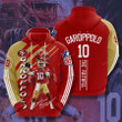 San Francisco 49ers Jimmy Garoppolo The Faithful 3D All Over Print Hoodie, Zip-up Hoodie