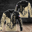 New Orleans Saints NFL 3D All Over Print Hoodie, Zip-up Hoodie