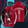 Sports American Football Nfl Arizona Cardinals Larry Fitzgerald 3D All Over Print Hoodie, Zip-up Hoodie