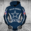 NFL Dallas Cowboys 3D All Over Print Hoodie, Zip-up Hoodie 2sp8y