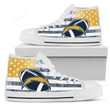 Los Angeles Chargers Nfl Football High Top Shoes