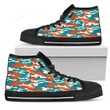 Miami Dolphins Nfl High Top Shoes