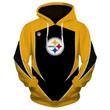NFL Pittsburgh Steelers 3D All Over Print Hoodie, Zip-up Hoodie