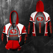 San Francisco 49ers 3D All Over Print Hoodie, Zip-up Hoodie