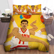 Atlanta Hawks Trae Young Drawing Bed Sheet Spread Comforter Duvet Cover Bedding Sets