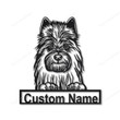 Personalized Australian Terrier Dog Metal Sign With LED Lights Custom Australian Terrier Sign Australian Terrier Dog Sign