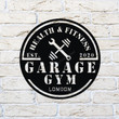 Custom Metal Gym Sign, Gym Sign, Personalized Home Gym Sign,  Fitness Club, Fitness Club Sign, Home Gym Sign, Cross Fit Sign, Custom Gym