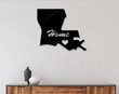 Personalized Map States Metal Sign USA State Metal Wall Custom Metal Entrance Sign Ranch Sign Established United States Map Metal Sign