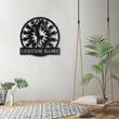 Personalized Aerobic Gymnastics Monogram Metal Sign Art ,Custom Aerobic Metal Sign, Gymnastics Lover Sign Decoration For Living Room