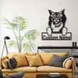 Personalized Norwegian Forest Cat Metal Sign Art Custom Norwegian Forest Cat Metal Sign Father's Day Gift Pets Gift Birthday Gift