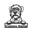 Personalized Wheaten Terrier Dog Metal Sign Art Custom Wheaten Terrier Dog Metal Sign Dog Gift Birthday Gift Animal Funny