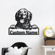 Personalized Golden Retriever Metal Sign Art Golden Retriever Metal Sign Golden Retriever Gifts Funny Dog Gift Animal Custom