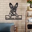 Personalized Belgian Malinois Dog Metal Sign Art Custom Belgian Malinois Dog Metal Sign Dog Gift Birthday Gift Animal Funny