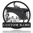 Personalized Marimba Music Metal Sign With LED Lights Custom Marimba Music Metal Sign Birthday Gift Marimba Music Sign