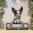 Personalized Podenco Dog Metal Sign Art Custom Podenco Dog Metal Sign Animal Funny Father's Day Gift Pet Gift