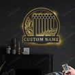 Personalized Pan Flute Metal Sign With LED Lights Custom Pan Flute Metal Sign Birthday Gift Pan Flute Sign Music Sign