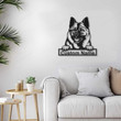 Personalized Norwegian Elkhound Dog Metal Sign Art Custom Norwegian Elkhound Dog Metal Sign Dog Gift Animal Funny Birthday Gift