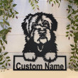 Personalized Portuguese Water Dog Metal Sign Art Custom Portuguese Water Dog Metal Sign Dog Gift Animal Funny Birthday Gift
