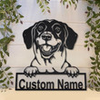 Personalized Danish Dachsbracke Dog Metal Sign Art Custom Danish Dachsbracke Dog Metal Sign Animal Funny Father's Day Gift Pet Gift