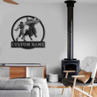 Personalized Bullfighting Metal Sign With LED Lights, Custom Bullfighting Metal Sign, Bullfighting Custom Home Decor, Bullfighting Sign