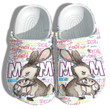 Bunny Mom Crocs Shoes - Baby Bunny And Grandma Shoes Croc Clogs