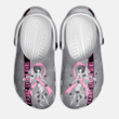 Black Woman Breast Cancer Awareness Crocs Classic Clogs Shoes
