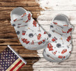 Firefighter Wife Croc Shoes Gift Mother Day 2022- Girl Love Firefighter Shoes Croc Clogs Gift Grandma